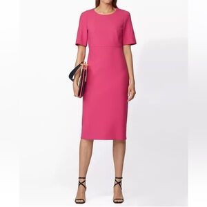 BOSS ( Hugo boss) Dalune Sheath Dress bright pink size 2
